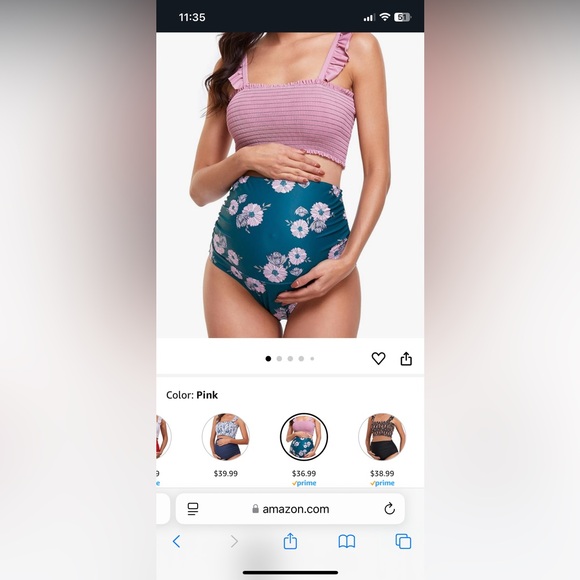 Maternity Floral Bikini Set - Picture 4 of 4